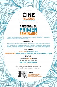 afiche flyer PRIMER SEMINARIO 13-1 jul