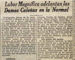 Nota de prensa de El Relator del 13 de agosto de 1956